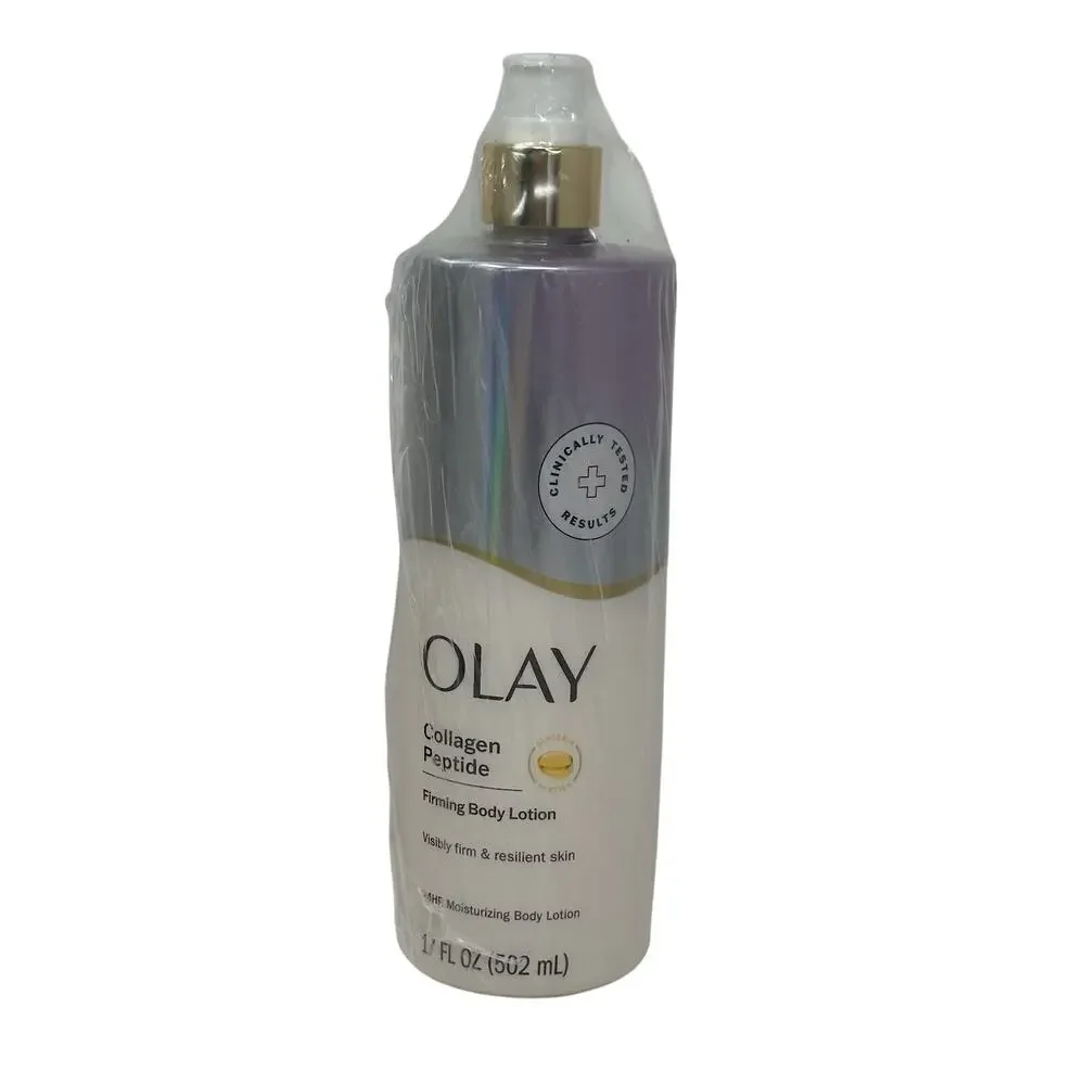 Olay Body Lotion for Women, Firming with Collagen Peptides Serum, 17 fl oz